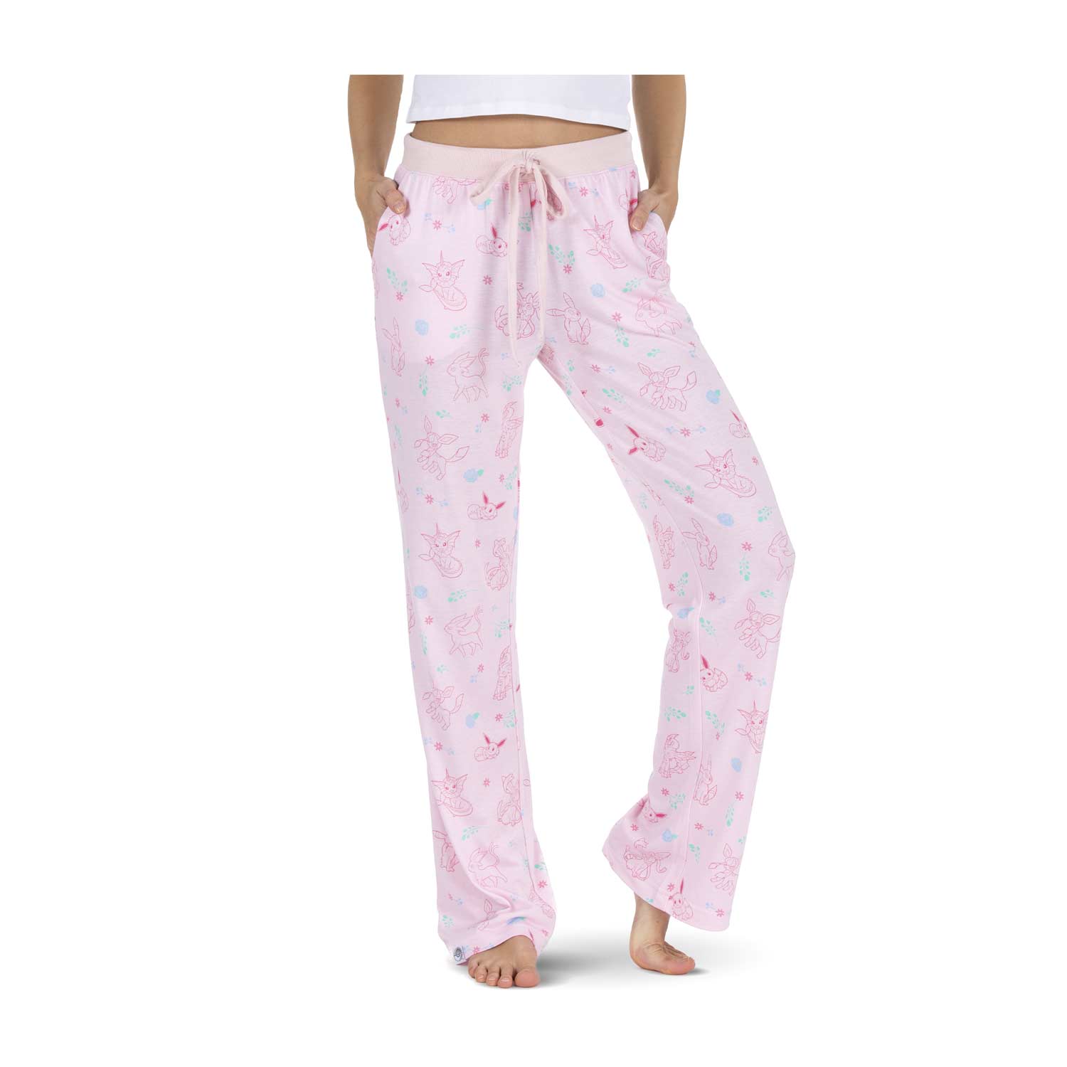 with Eevee Pink Lounge Pants - Women 