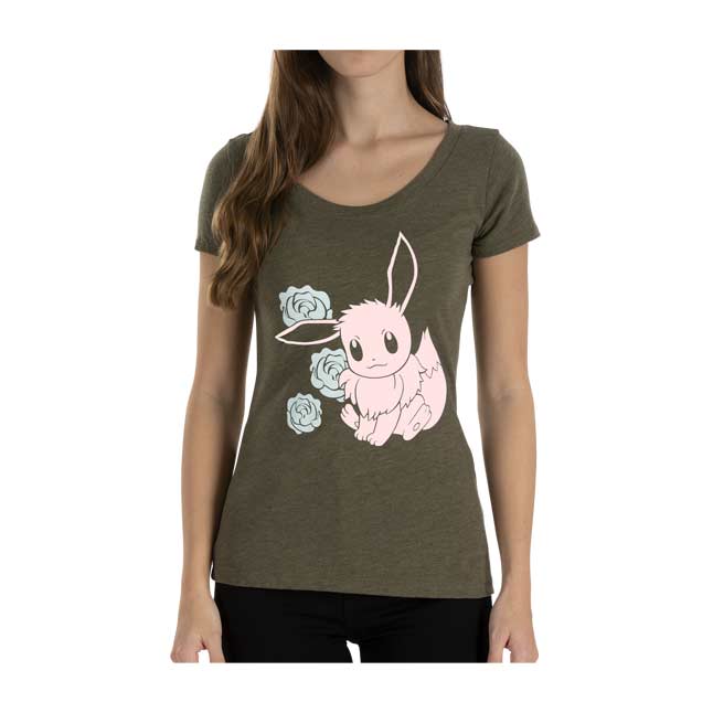 Eevee Military Green Fitted Scoop Neck 