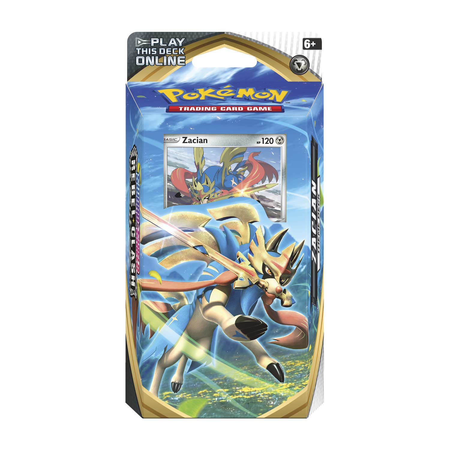 Pokemon SWSH Rebel Clash Zacian Theme Deck Code Online Messaged Pokemon SWSH Rebel Clash Zacian Theme Deck Code Online Messaged