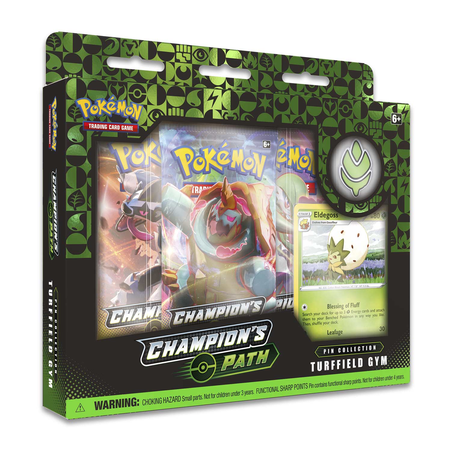 Pokemon Champion's Path Turfield Gym Weg des Champs Pin Collection 