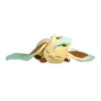 Pokemon Center Original Stuffed Sleeping Soundly Leafeon From Japan for sale online 