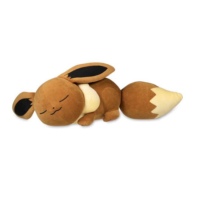 Eevee Pokemon Center Original Plush Doll Sleeping  Fluffy
