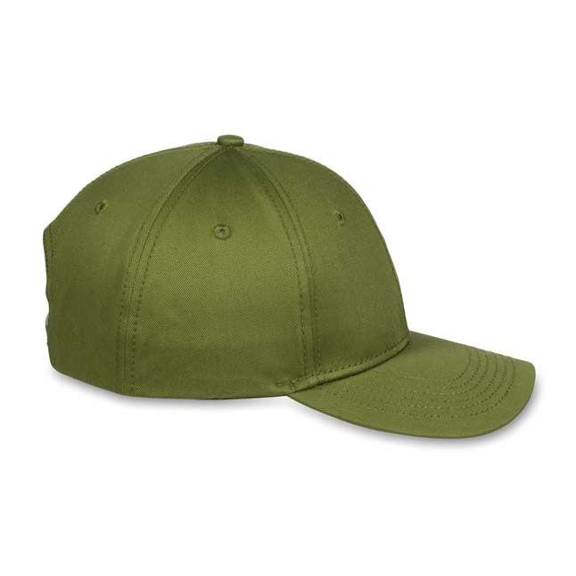 green baseball cap