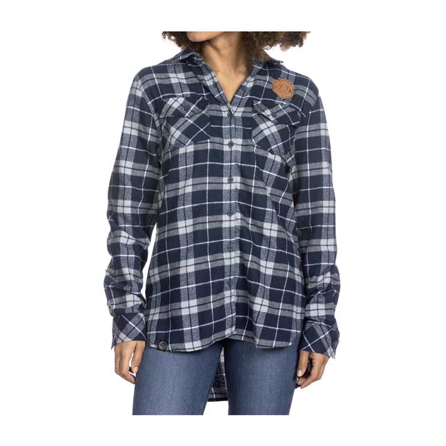 fitted flannel shirts womens