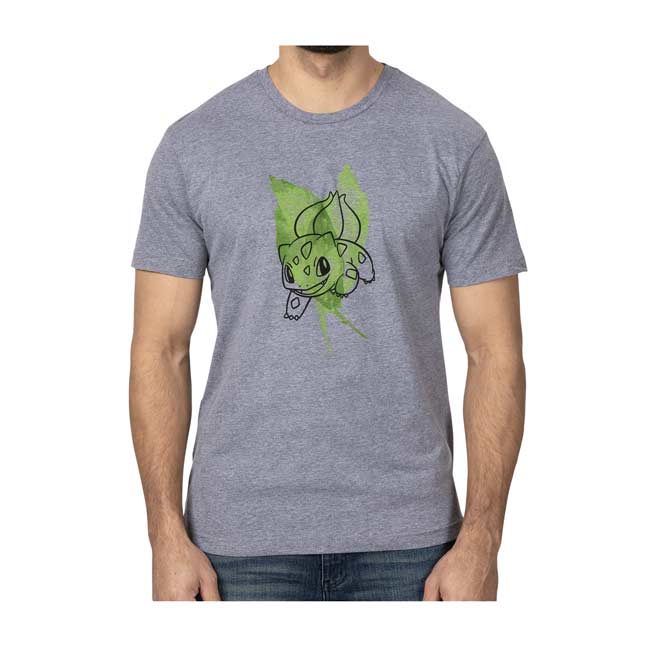 Pokémon-manga Bulbasaur Men/'s t-shirt talla S-M-L-XL XXL Nuevo