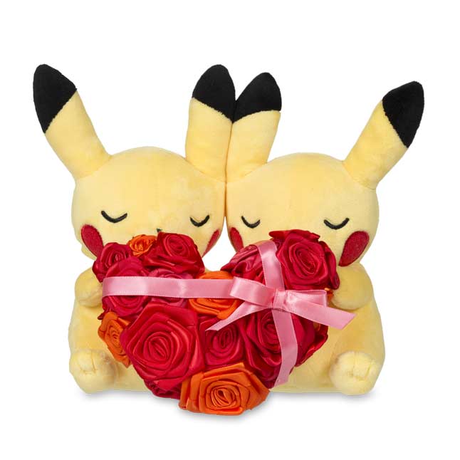 Pokemon Pikachu Love Heart Plush Doll Plüschpuppe for Couples Lover Liebhaber 
