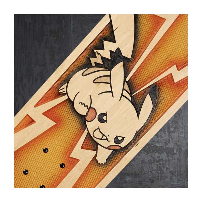 Pokémon Center × Bear Walker: Pikachu Skateboard | Pokémon Center