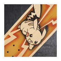 pikachu skateboard 25th