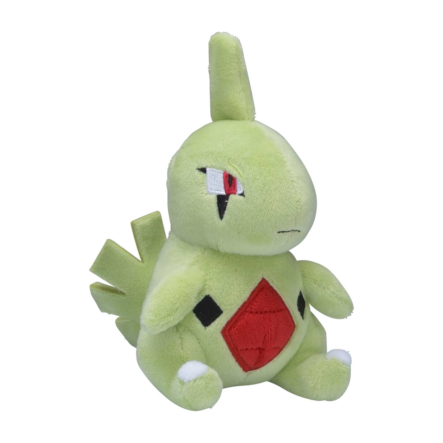 tyranitar holding larvitar plush