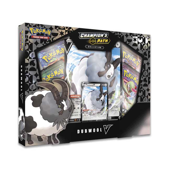 24 Packs New Pokemon TCG Champion's Path Dubwool V Collection Box Sealed Case 