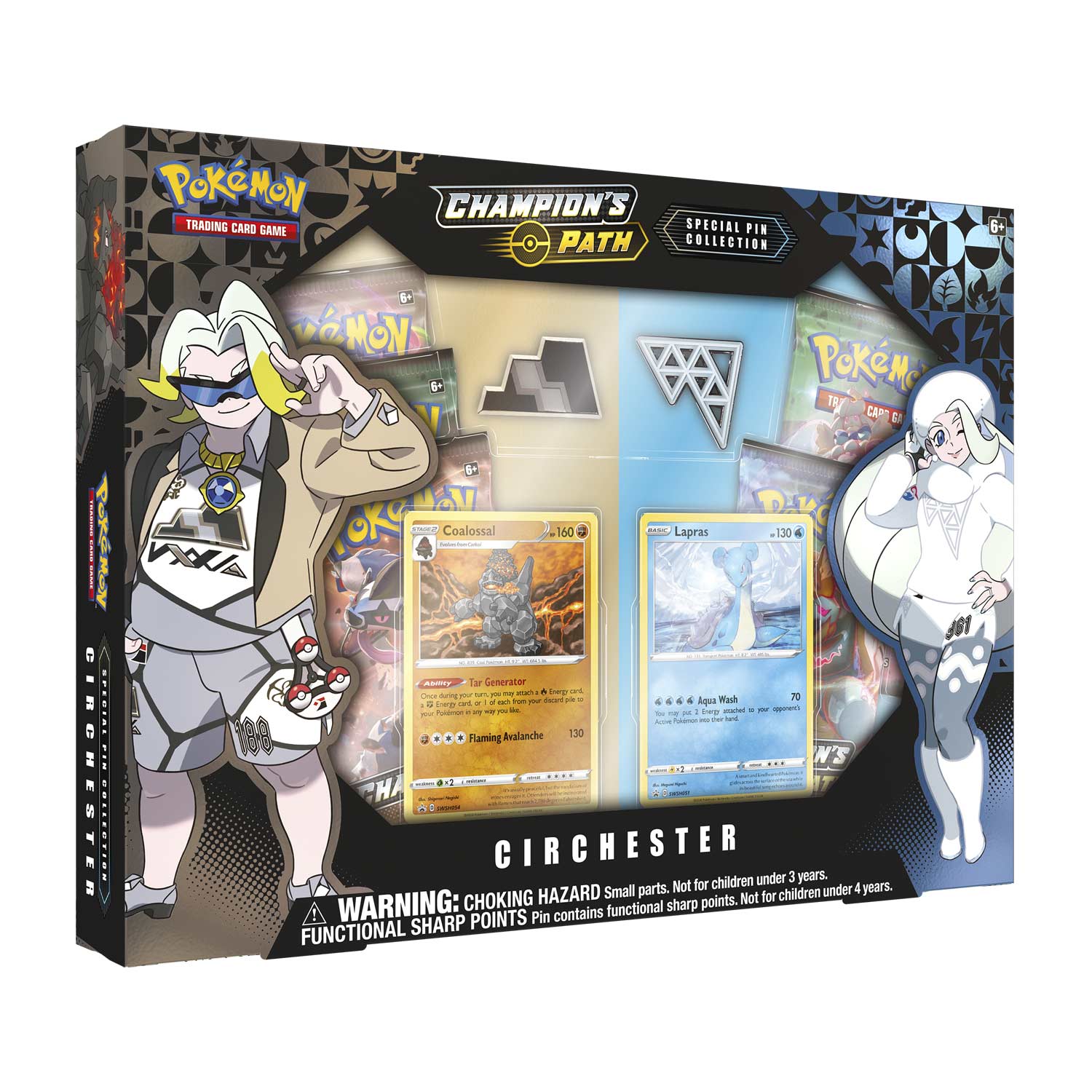 Details about   Pokemon Trading Card Game Pin Circhester Gym Ice Badge Mint 
