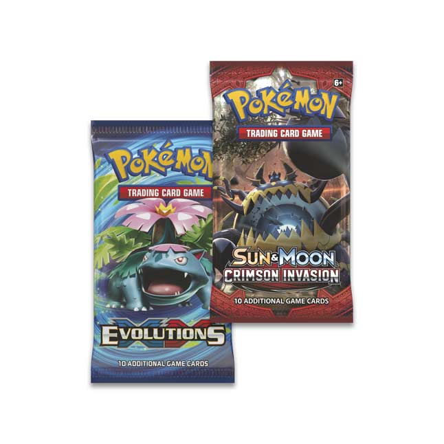 TAPU NEW SEALED! 2 BOSTER PACKS POKEMON CARD GAME ISLAND GUARDIANS PIN PACK
