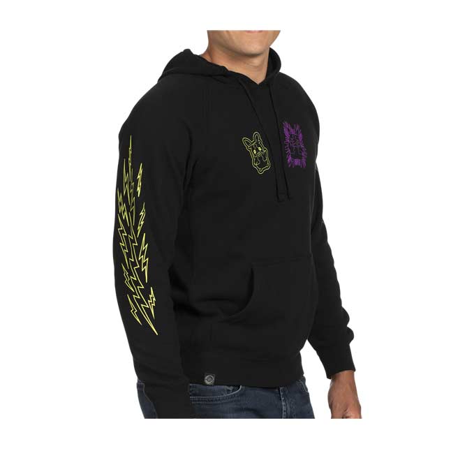 fitted pullover hoodie