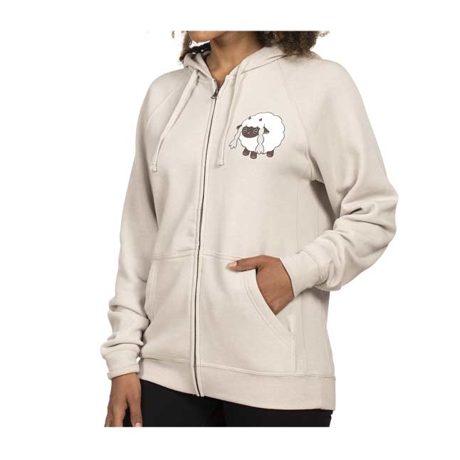 white fitted hoodie