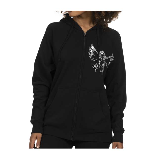 Download Corviknight Black Fitted Zip-Up Hoodie - Adult | Pokémon ...