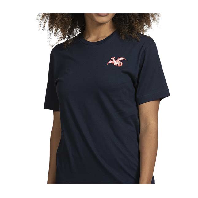 Download Gigantamax Charizard Navy Relaxed Fit Crew Neck T-Shirt ...