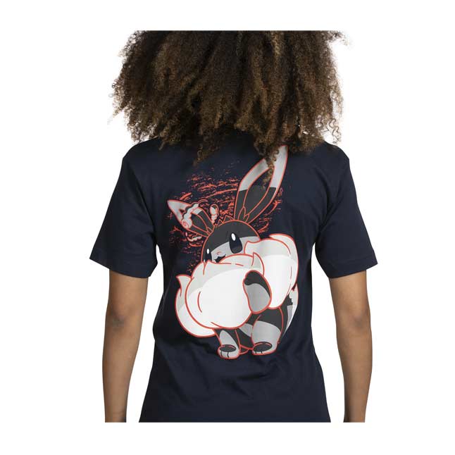 Download Gigantamax Eevee Navy Relaxed Fit Crew Neck T-Shirt ...
