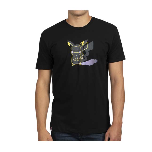 Download Ditto As Pikachu Black Relaxed Fit Crew Neck T-Shirt ...