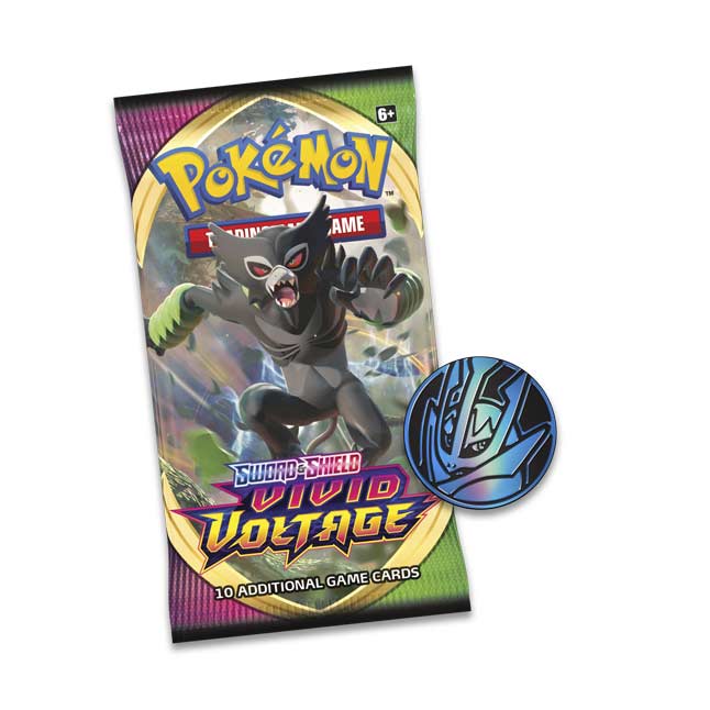 Sword And Shield Vivid Voltage GROOKEY Booster Blister Pack Pokemon TCG 