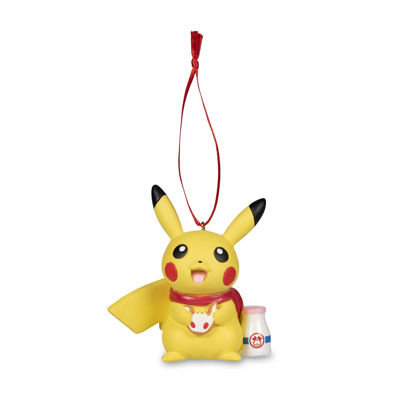 Glass Christmas Pikachu Pokemon Ornament