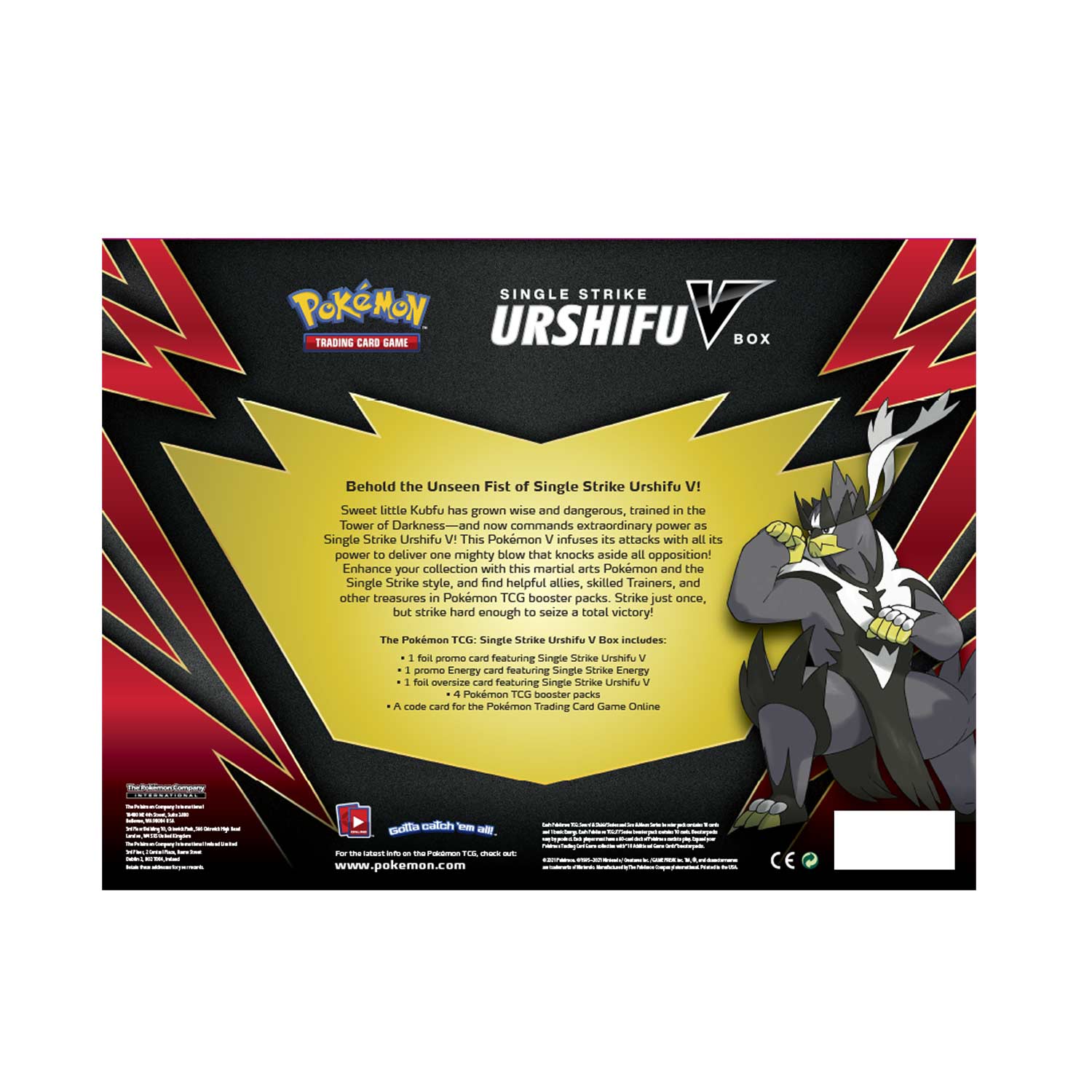 Pokemon TCG Single Rapid Strike Urshifu V Booster Box for sale online 