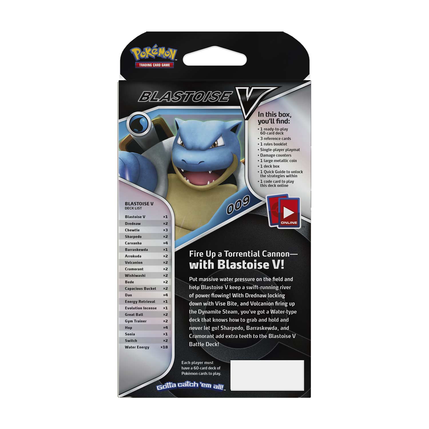 Pokémon TCG: Blastoise V Battle Deck | Pokémon Center Official Site