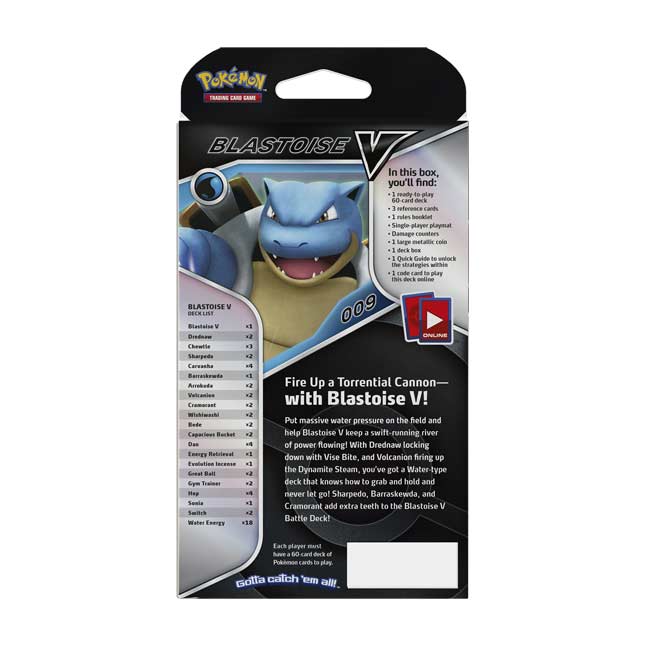 Pokémon TCG Blastoise V Battle Deck Pokémon Center Official Site