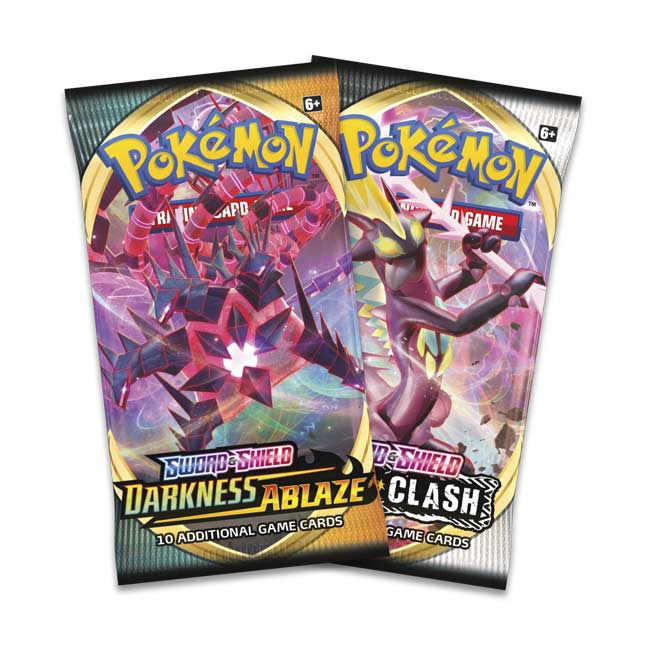 Pokemon TCG Sword & Shield Darkness Ablaze 5x Bonus 2-Pack Blister Pack 