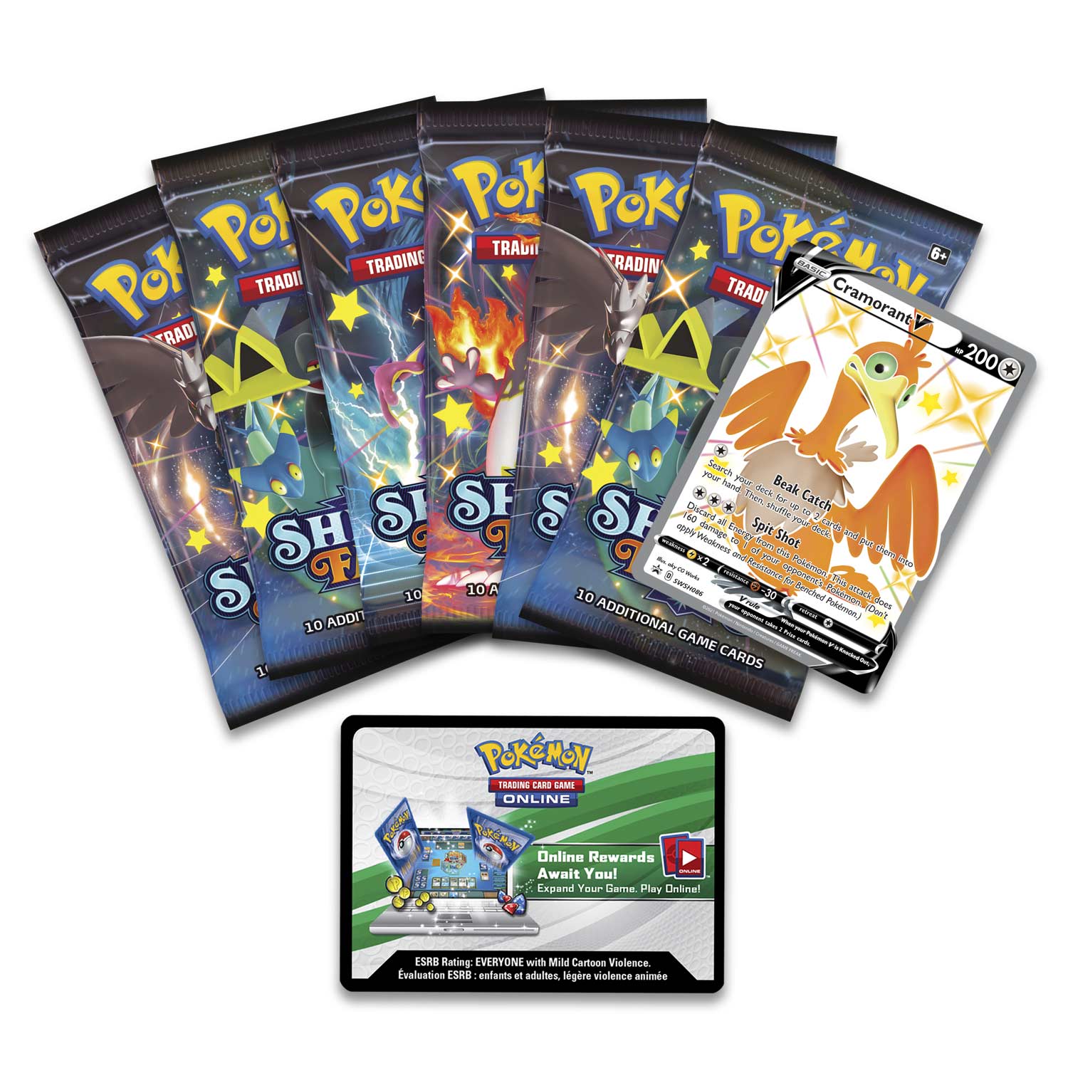 Shining Fates Pokemon Tin Collection Preorder CramorantV English 
