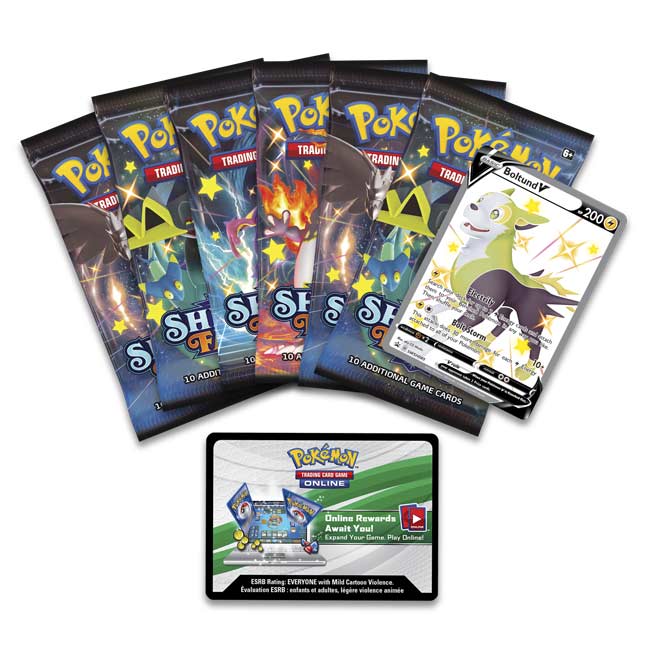 for sale online Pokémon TCG 2 Booster Packs x 10 Cards Shining Fates TCG Box
