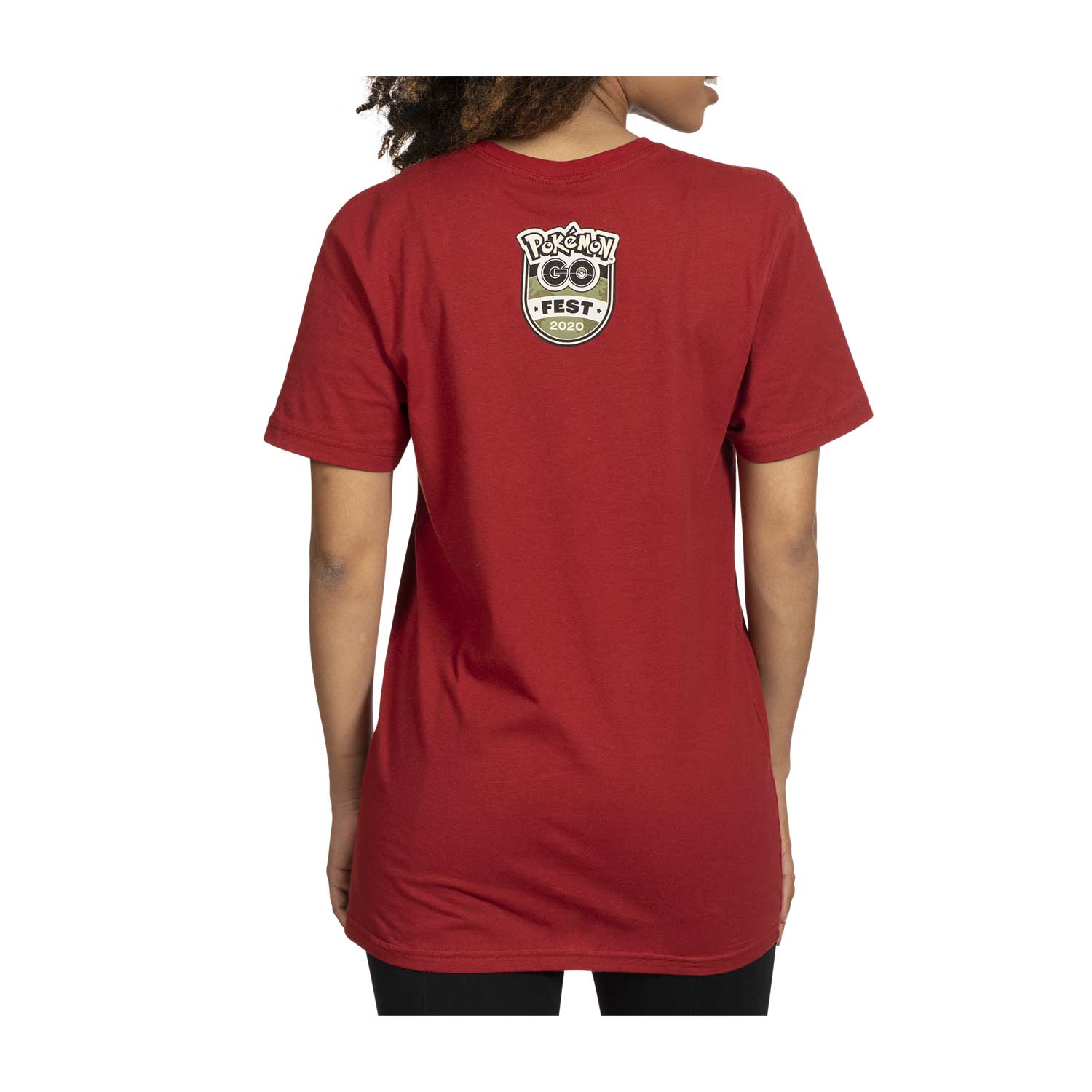 red crew neck t shirt