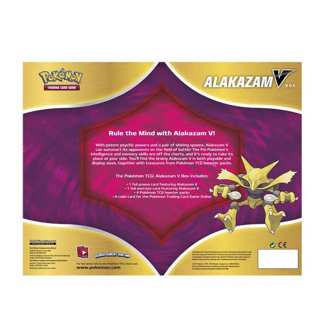 Pokemon Tcg Alakazam V Box Pokemon Center Official Site