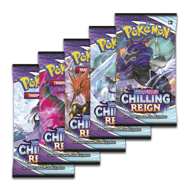 New & Sealed Pokemon Chilling Reign Booster Pack Sword & Shield. 
