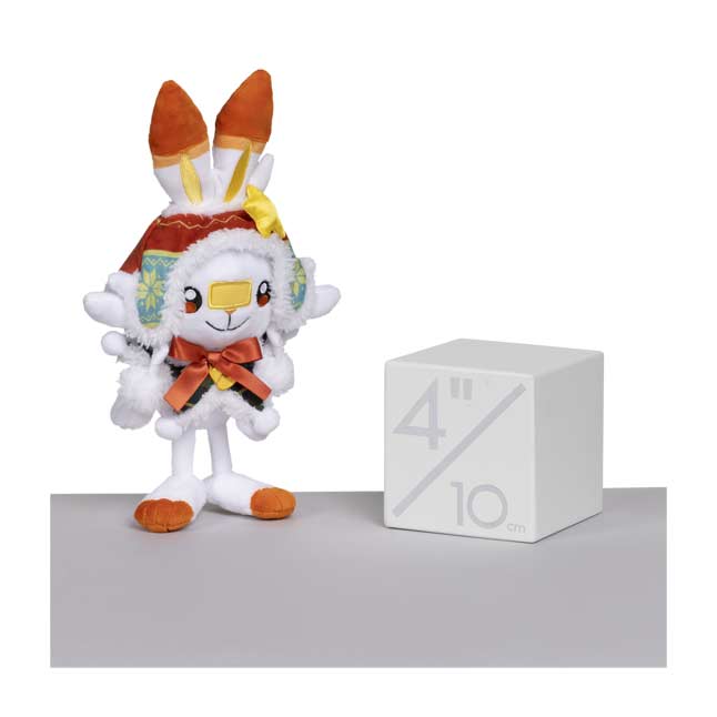 scorbunny pokémon winter carnival poké plush