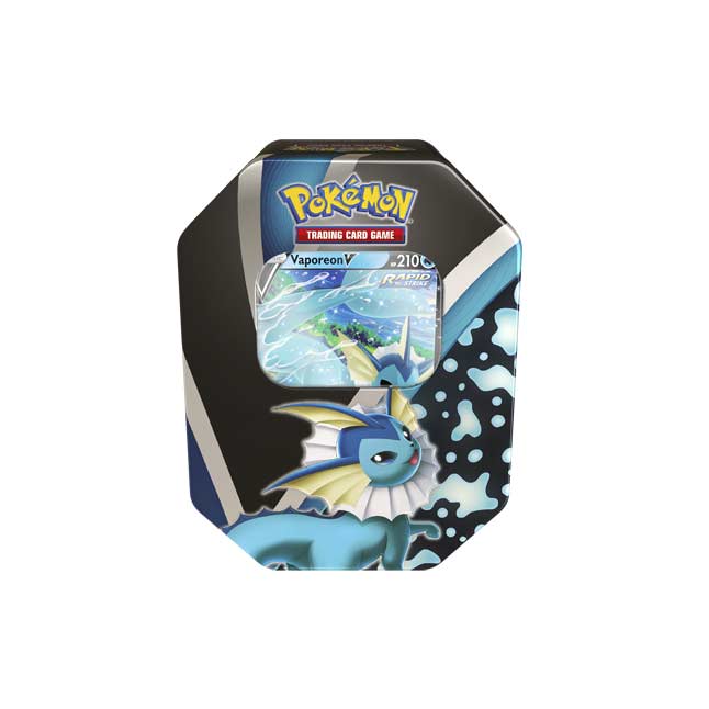 Pokémon TCG: Eevee Evolutions Tin (Vaporeon V) | Pokémon Center Canada