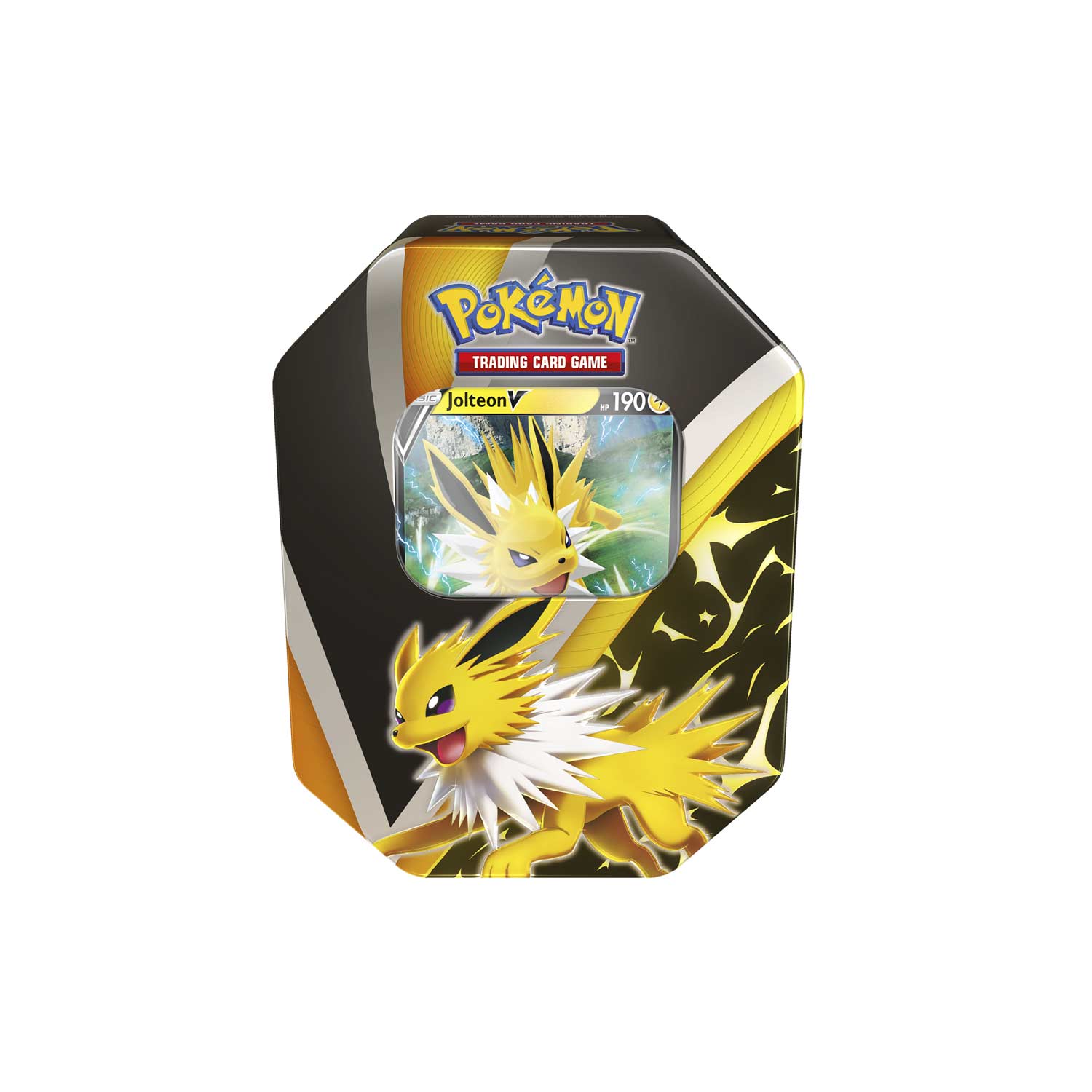 Pokémon TCG: Eevee Evolutions Tin (Jolteon V) | Pokémon Center Canada