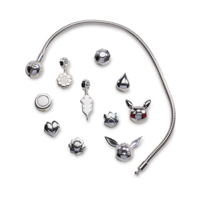 Pokémon Jewelry Charms Soul Badge Sterling Silver Bead Charm