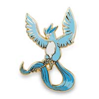 Zapdos Legendary Bird Pin Badge Metal Enamel Dangle Tail Cute Pokemon ✨ 