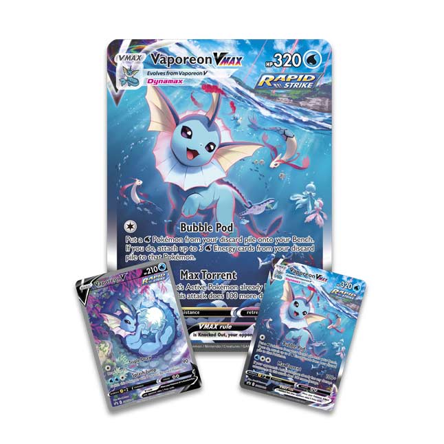 Pokemon Eevee Evolution VMAX Premium Collection Set of 3