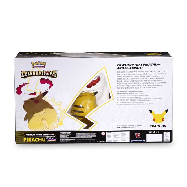 pokemon celebrations premium pikachu vmax figure collection