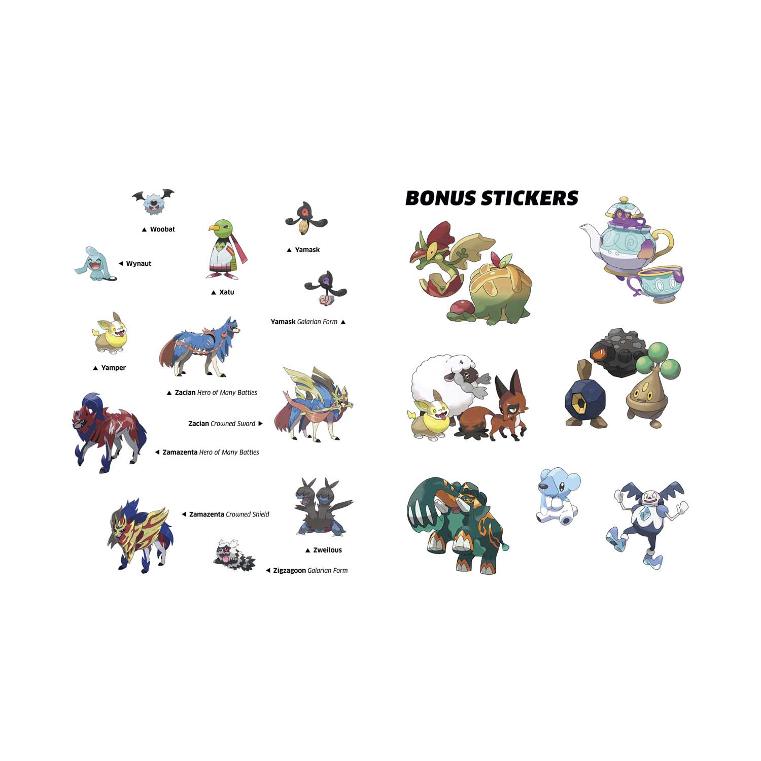 Pokemon Center Original EASTER 2020 Stickers Sheet 
