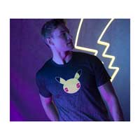 Family T-Shirts Pokemon Pikachu Face Family T-Shirt Pokemon 25th Anniversary Official Merchandise Adult and Kids Sizes