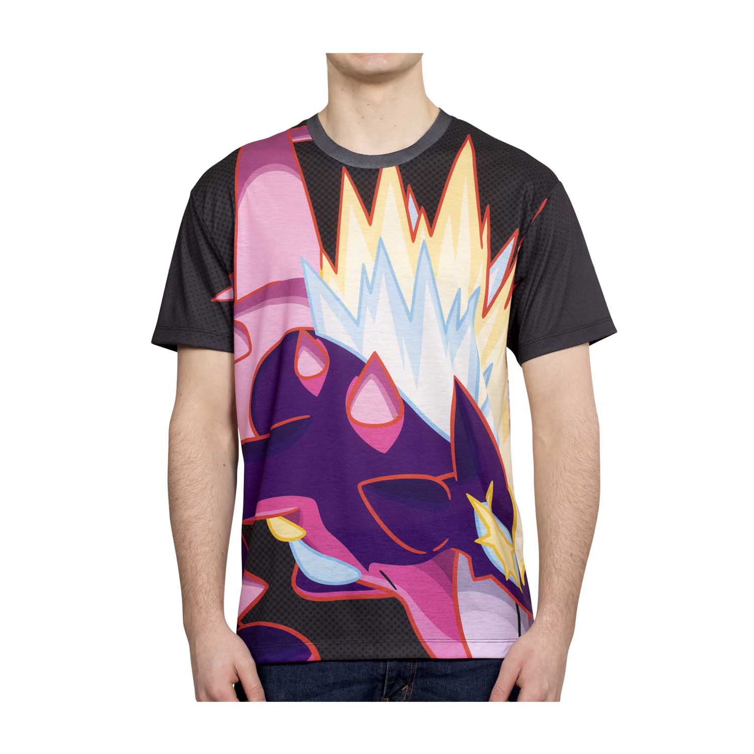 Gigantamax Toxtricity Allover-Print T-Shirt - Adult | Pokémon Center ...