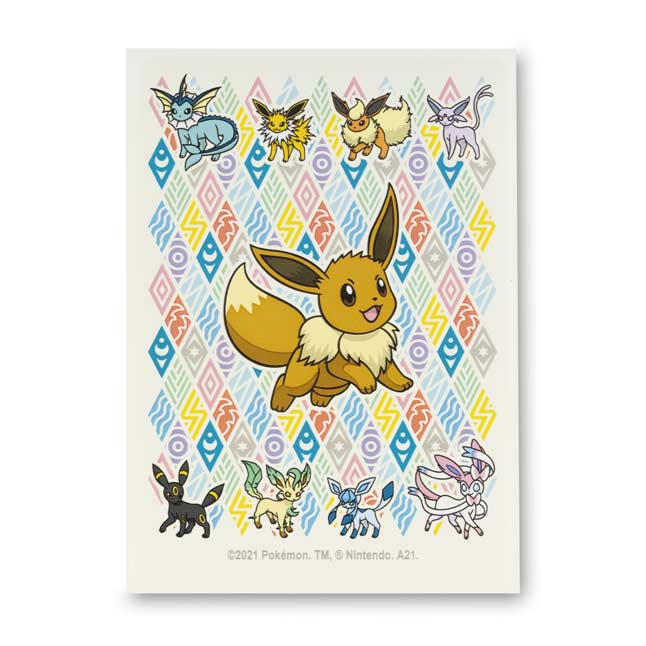 Pokemon Tcg Eevee Prismatic Card Sleeves 65 Sleeves Pokemon Center Uk Official Site