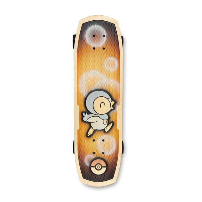 Pokémon Center × Bear Walker: Piplup Skateboard | Pokémon Center