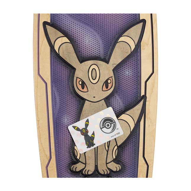 Pokémon Center × Bear Walker: Umbreon Skateboard | Pokémon Center