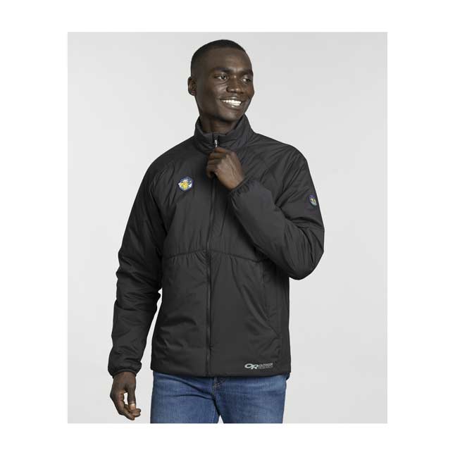 Official Outdoors with Pokémon Black Insulated Jacket by Outdoor Research - Men - Size Adult 2X-Large
