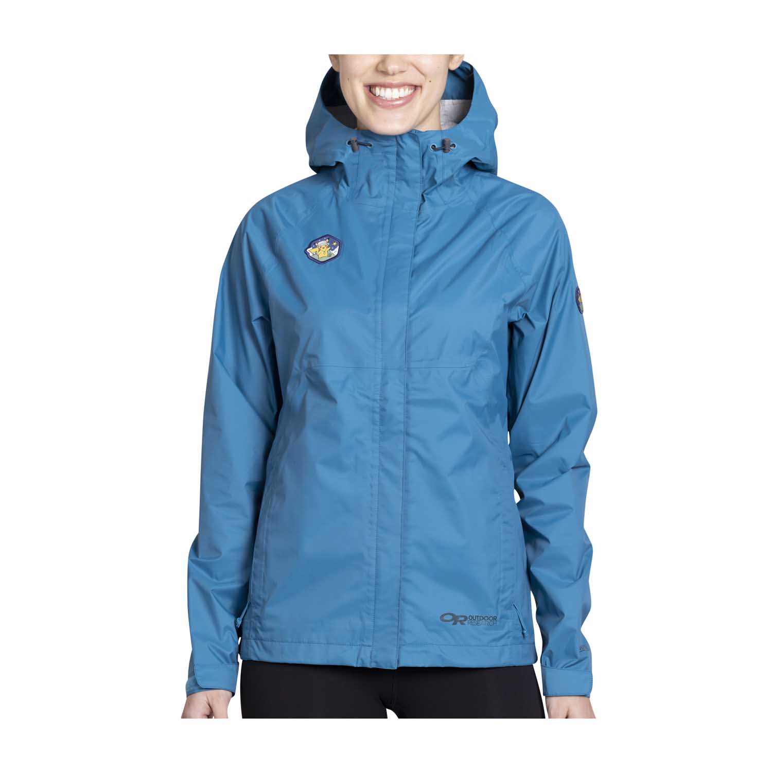north face blue rain jacket