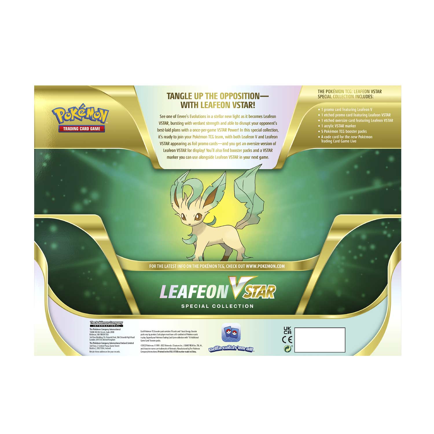 by email Leafeon VSTAR Special Collection Online Promo Code Pokemon