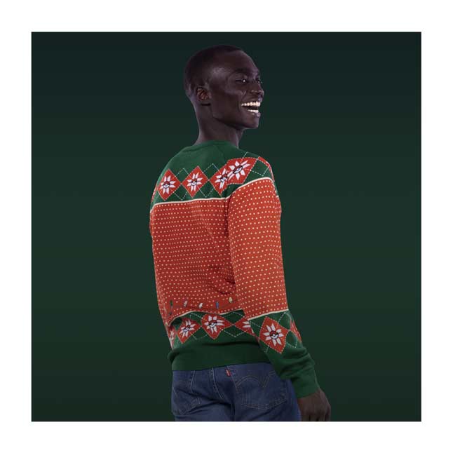 Stantler Holiday Lights Knit Sweater 